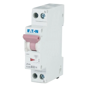   Eaton kismegszakító, 6 kA, 1P+1N 1TE, pln6-b32/1n-de-263275