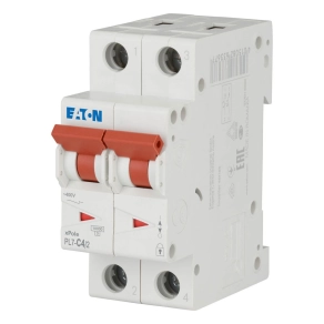 Eaton kismegszakító, 10kA, kétpólusú, pl7-c4/2-263355