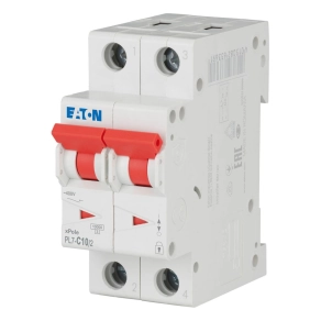 Eaton kismegszakító, 10kA, kétpólusú, pl7-c10/2-263357