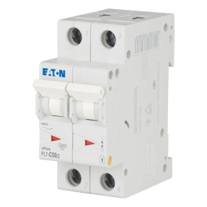 Eaton kismegszakító, 10kA, kétpólusú, pl7-c50/2-263364