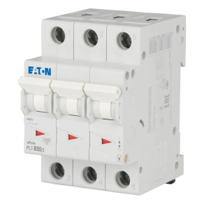   Eaton kismegszakító, 10kA, három pólusú, pl7-b50/3-263400