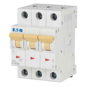   Eaton kismegszakító, 10kA, három pólusú, pl7-c13/3-263408