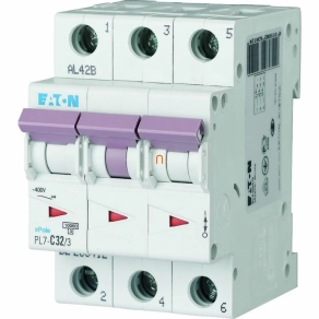 Eaton kismegszakító 3P C 32A 10kA PL7-C32/3 (263412)