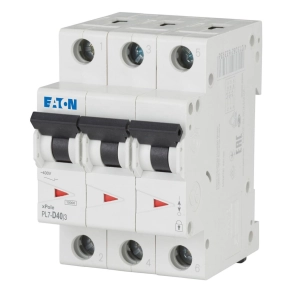  Eaton kismegszakító, 10kA, három pólusú, pl7-d40/3-263425