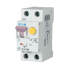   Eaton áramvédő kismegszakító 10kA, 1P+N, pfl7-32/1n/c/003-a-de-263556
