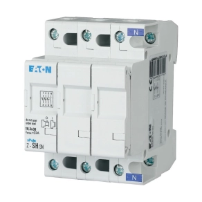   Eaton biztosítós szakaszoló kapcsoló (üres) 32A, három pólusú+n, 10x38, z-sh/3n-263880