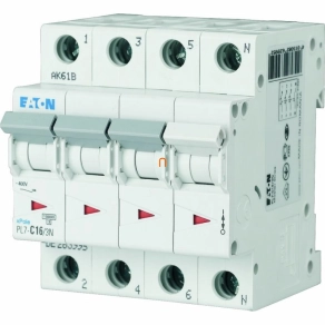Eaton kismegszakító 3P+N B 10A 10kA PL7-B10/3N (263983)