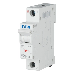   Eaton kismegszakító, 10kA, egypólusú DC, pl7-c3/1-dc-264884