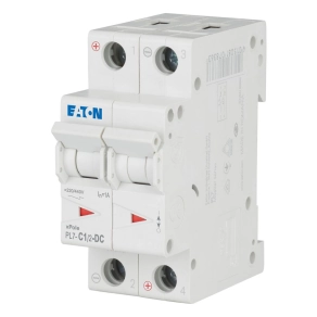   Eaton kismegszakító, 10kA, kétpólusú DC, pl7-c1/2-dc-264895
