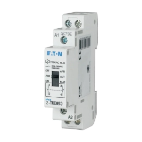   Eaton 24V AC, installációs relé, on-aut-off kap., 1 nyitó érintkező+ 1 záró érintkező, z-tn24/1s1o-267979