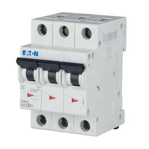   Eaton kismegszakító, 15kA, három pólusú, faz-c63/3-278879
