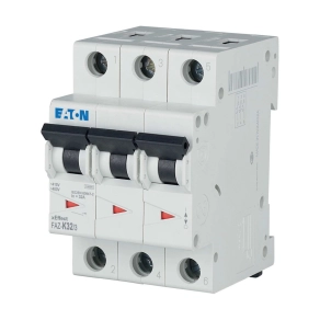   Eaton kismegszakító, 15kA, három pólusú, faz-k32/3-278914