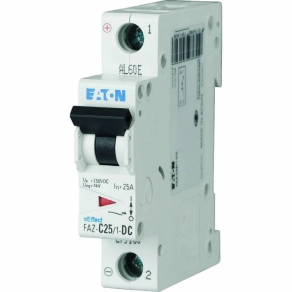   Eaton kismegszakító, 10kA, egy pólusú dc, faz-c3/1-dc-279123