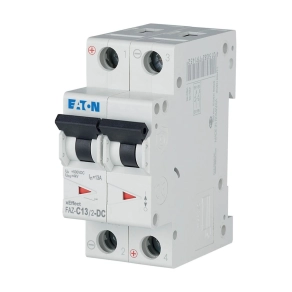   Eaton kismegszakító, 10kA, két pólusú dc, faz-c13/2-dc-279139