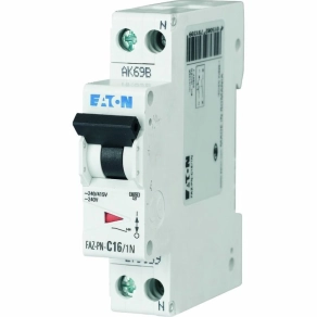 Eaton kismegszakító, 15kA, 1P+0 1TE, faz-pn-c16/1n-279159