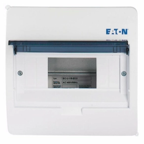   Eaton süllyeszthető kiselosztó 1sor 8te átlátszó, bc-u-1/8-eco-280353