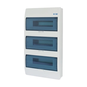   Eaton falon kívüli kiselosztó 3sor 36TE átlátszó, bc-o-3/36-eco-284640