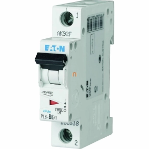 Eaton kismegszakító 1P C 6A 6kA PL6-C6/1 (286530)