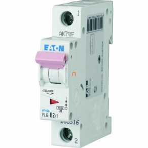 Eaton kismegszakító 1P C 16A 6kA PL6-C16/1 (286533)