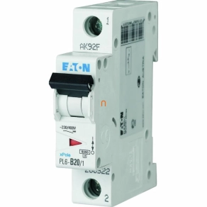Eaton kismegszakító 1P C 20A 6kA PL6-C20/1 (286534)