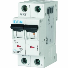 Eaton kismegszakító 2P C 32A 6kA PL6-C32/2 (286570)
