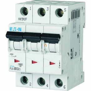 Eaton kismegszakító 3P B 13A 6kA PL6-B13/3 (286588)