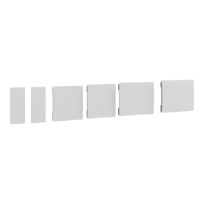   Schneider Electric Prisma XS - SZGBS25N - Easy PrismaSeT XL moduláris takaró RAL9002 műanyag (1 készlet tartalma: 2 x 24 mm, 2 x 54mm, 2 x 72 mm)