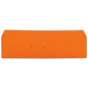   Wago vég- és válaszlap 2.5 mm vastag, narancssárga (281-335)