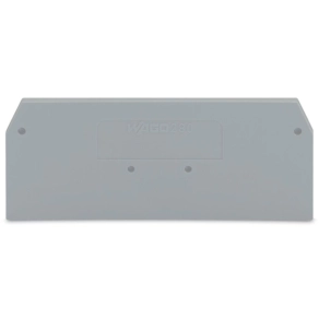 Wago vég- és válaszlap 2.5 mm vastag, szürke (280-324)