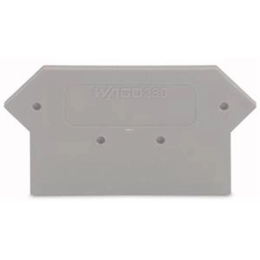 Wago vég- és válaszlap 2.5 mm vastag, szürke (280-330)