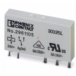 Egyes relé REL-MR-24DC/21 relé, Phoenix Contact, 2961105
