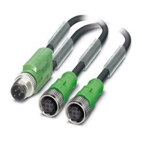   Szenzor/aktor kábel - SAC-4P-M12Y/2X0,3-PUR/M12FS VP , Phoenix Contact, 1510722
