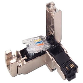   Siemens 6GK1901-1BB20-2AA0 IE FC RJ45 Plug 90, ipari ethernet csatlakozó, masszív fém ház