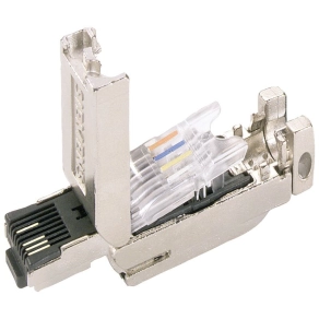   Siemens 6GK1901-1BB10-2AE0 IE FC RJ45 Plug 180 2x2, ipari ethernet csatlakozó, masszív fém ház, 50 db/csomag