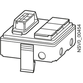   Siemens BVP:047335 BD2-AK1/3SD163A161 leágazó, 3x1B 16A kismegszakító, 3xSchuko aljzat
