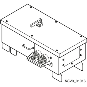   Siemens BVP:610413 BD2-AK05/FS400IEC-3 leágazó elem, 320A 3P NH2, CEI biztosítós kapcsolóval