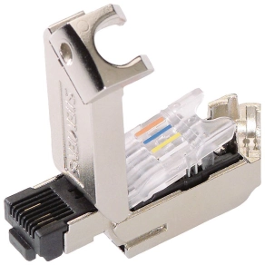   Siemens 6GK1901-1BB30-0AB0 IE FC RJ45 Plug 145, ipari ethernet csatlakozó, masszív fém ház, 10 db/csomag