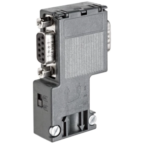   Siemens 6ES7972-0BB12-0XA0 PROFIBUS busz csatlakozó, 90 fokos, maximum 12Mbit/s, PG csatlakozóval