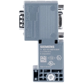   Siemens 6ES7972-0BB70-0XA0 PROFIBUS busz csatlakozó, 95°-os, FastConnect, max. 12Mbit/sPG csatlakozó nélkül + PG csatlakozó