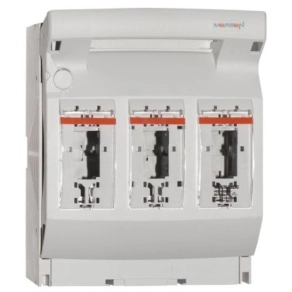   Szakaszoló biztosíték vízszintes 2-400A, szerelőlapra, 3 pólusú, M10 csatlakozás Multibloc W1002129A, 1.000.504