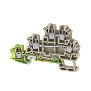   Weidmüller érzékelő-, beavatkozó sorkapocs DLD 2.5/PE DB (0,13-4mm2), 250V/17,5A, bézs 1783790000