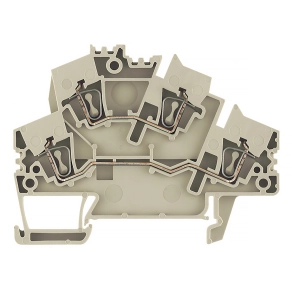   Weidmüller átmenő sorkapocs ZDK 2.5-2 (0,05-4mm2), 800V/24A, bézs, 1790990000