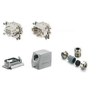   Weidmüller HDC készlet 500V, 24A, pólus:6 HDC KIT HE 06.100 M 1802730000