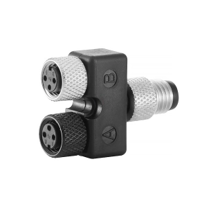   Érzékelő elosztó Y adapter, M8, 4pólus, SAI Y-4S M8-M8 1805660000 Weidmüller
