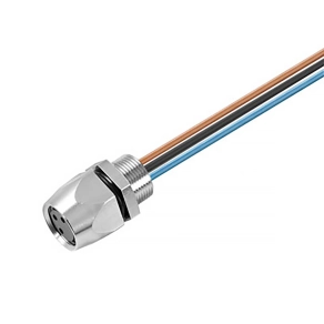   Weidmüller beépíthető csatlakozó, M8, hüvely, egyenes, 3pólus, SAIE-M8B-3-0.5U-FP-M8 1856130000