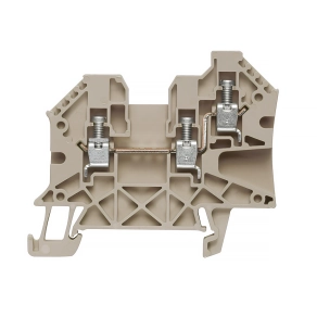   Weidmüller átmenő sorkapocs WDU 4/ZR (0,05-6mm2), 800V/32A, bézs 1905140000