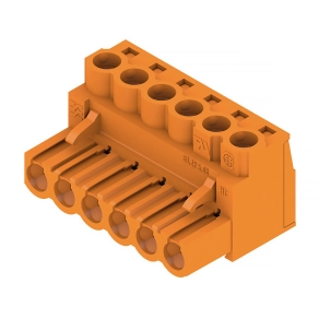   Weidmüller NYÁK dugaszoló csatlakozó, hüvelyes csatlakozó, 5.08 mm BLZP 5.08HC/06/180 SN OR BX 1943620000