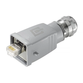   RJ45 krimpelhető csatlakozó dugó, 5. változat, Cat.6 IE-PS-V05M-RJ45-TH 1963110000 Weidmüller