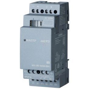   Siemens 6ED1055-1MD00-0BA2 LOGO! AM2 PT 100 2 analóg bemenet, PT100 -50 °C ... +200 °C [LOGO! 8-hoz]