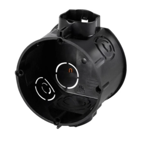 Műanyag doboz 65mm, perforált, sorolható, E-106 F-Tronic